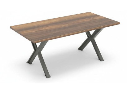 Bürotisch Schreibtisch Tisch Braun Arbeitszimmer Büro Rechteckig Modern