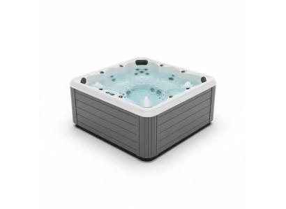 Whirlpool Massagebad Outdoor-Spa Blubberbad Massagebecken Whirlwanne 200x200 cm