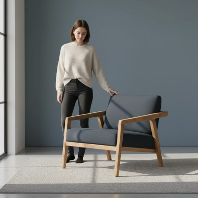 Elegantný a minimalistický stôl. Pohodlný. Moderný.