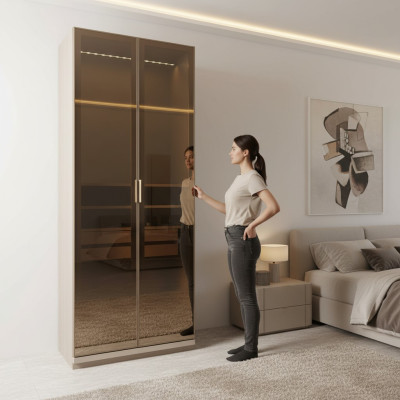 Moderná skriňa do spálne 83 cm