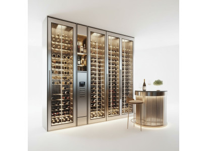 Weinschrank Weinkühlschrank Flaschenregal Weinmöbel Weinkühlvitrine Weinablage