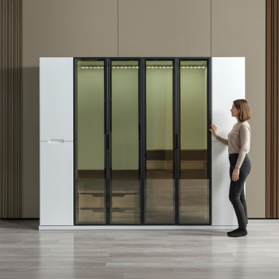 Moderná skriňa na 255 cm