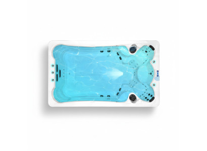 Whirlwanne Whirlpool Heißwasserbecken Hydromassagewanne Outdoor-Spa 398x230cm