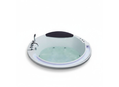 Whirlpool Blubberbad Hydromassagewanne Spa-Bad Whirlwanne 180x180 cm
