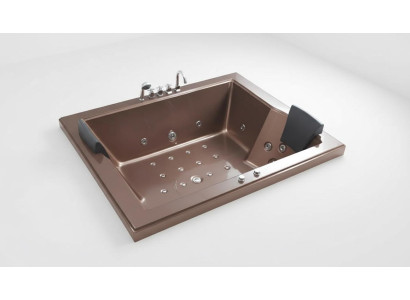 Whirlpool Blubberbad Hydromassagewanne Spa-Bad Whirlwanne 180x150cm