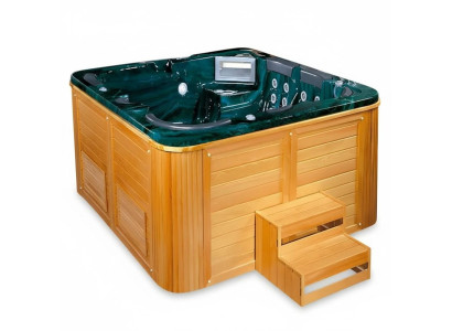 Whirlpool Blubberbad Badefass Spa-Bad Erholungsbecken Thermalwanne 235x220 cm