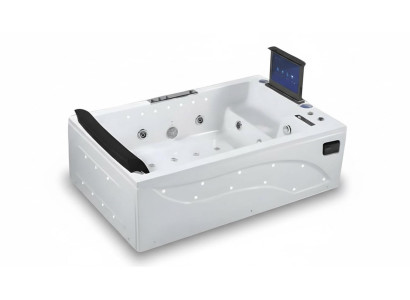 Whirlpool Blubberbad Hydromassagewanne Acrylwanne Whirlwanne 180x121 cm