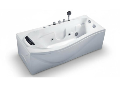 Whirlwanne Whirlpool Blubberbad Hydromassagewanne Spa-Bad 170x85 cm