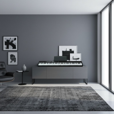 Prenosni digitalni piano z 88 tipkami: Bluetooth, povezava z aplikacijo in povezava za mikrofon
