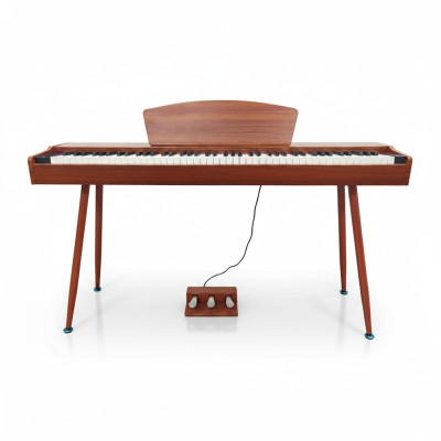 Digitálne piano z červeného čerešňového dreva na 135 cm