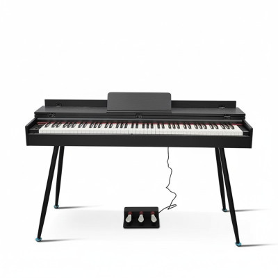 Digitálne piano lucios čierne do domácnosti