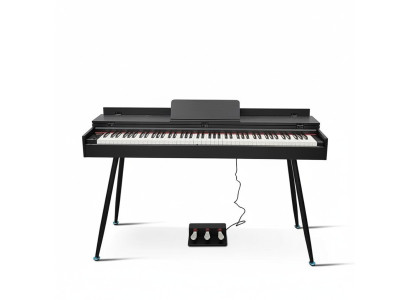Digitálne piano lucios čierne do domácnosti