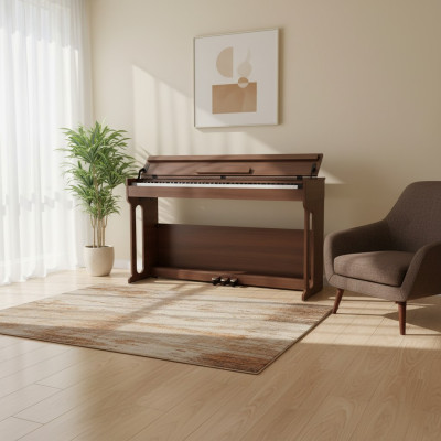 Digitálne piano na domáce použitie 137 cm hnedé