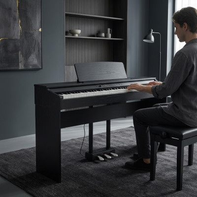 Digitálne piano do domácnosti 137 cm Čierne