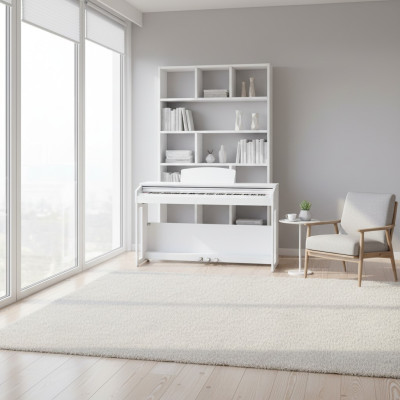 Digitálny klavír pre domov Digitálny klavír 138 cm Biele