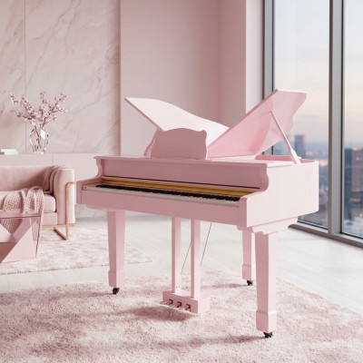 Digitálne ružové piano