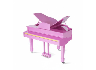 Digitálne lesklé piano v ružovej farbe