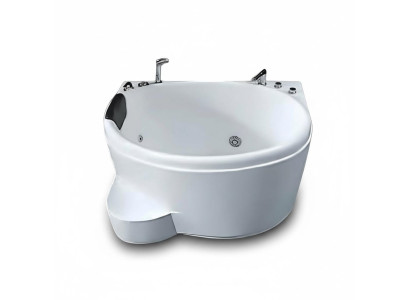 Badewanne Whirlwanne Whirlpool Blubberbad Hydromassagewanne Spa-Bad 122x90 cm