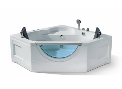 Whirlpool Blubberbad Hydromassagewanne Spa-Bad Whirlwanne 165x165 cm