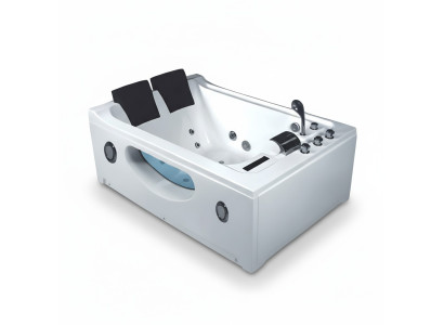 Whirlwanne Whirlpool Blubberbad Hydromassagewanne Spa-Bad 172x120 cm