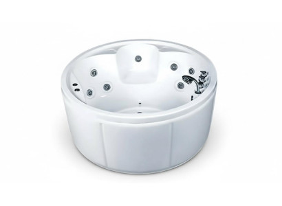 Whirlwanne Whirlpool Blubberbad Hydromassagewanne Spa-Bad Sprudelbad 150x150 cm