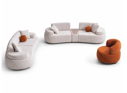 Wohnzimmer Sofa Set 3+2+1 Sitzer Luxuriöse Polstermöbel Eleganter Design