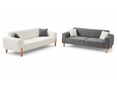 Wohnzimmer Sofagarnitur Komplettes 2x Sofa 3 Sitzer Elegantes Set