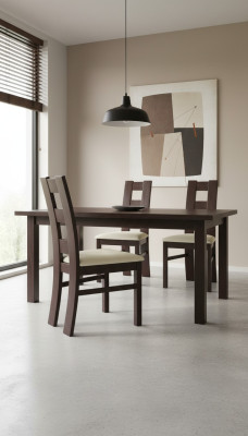 Massivholz Stuhl Esszimmerstuhl Designer Leder Stuhl Stühle Esszimmerstühle K42