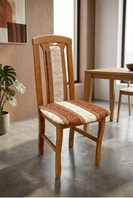 Massivholz Stuhl Esszimmerstuhl Designer Textil Stuhl Stühle Esszimmerstühle K34