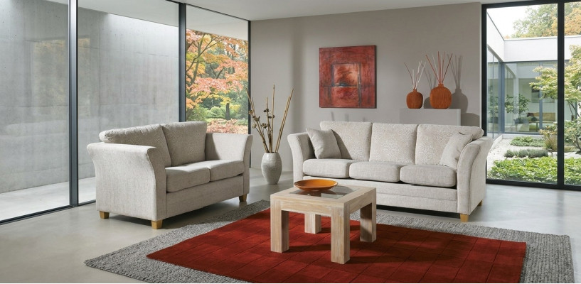 Sofagarnitur 3+2 Sitzer Polstercouchen Garnitur Designer Möbel