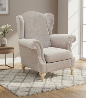 SESSEL COUCH SOFA FERNSEHSESSEL LOUNGE POLSTER OHRENSESSEL PARIS CLASSIC