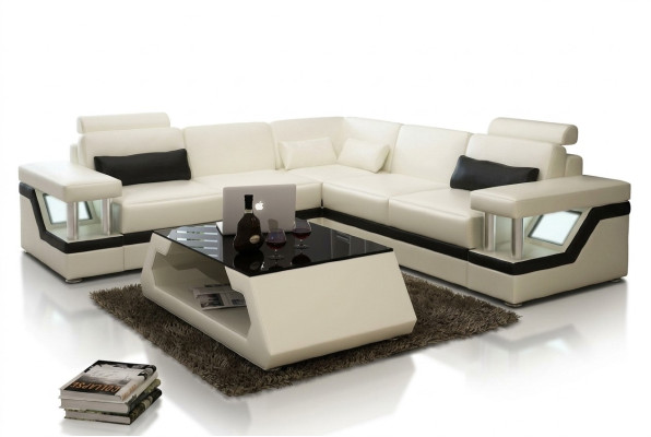 Ecksofa Wohnlandschaft XXL Big Couch Polster Garnitur Eck Couchen U Form Sofas