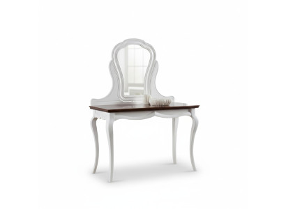  Echtholz Tisch Klassische Konsole Spiegel Kommode Schminktisch Schlafzimmer Neu 