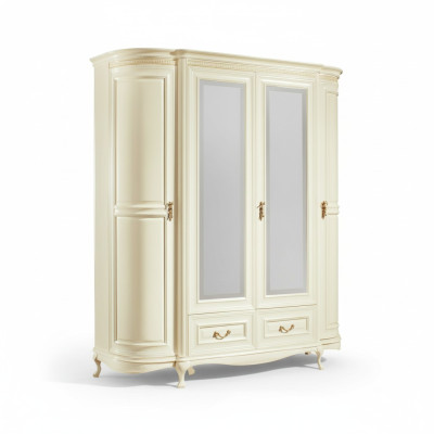 Klassische Schränke Schrank Schrankwand Kleiderschrank - Model V-Schrank-4D-G
