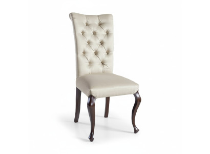 Klassische Stühle Designer Stuhl Holzstuhl Königsstuhl Chesterfield Esszimmerstuhl