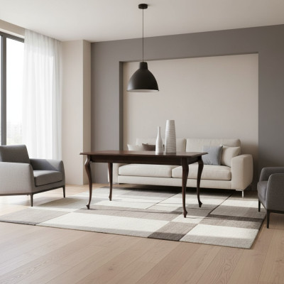 Esstisch Tisch Tische Echtholz Holztisch Klassischer Barock Style Esszimmer V-4