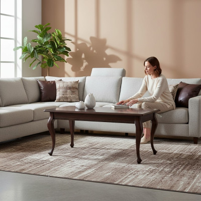 Esstisch Tisch Tische Echtholz Holztisch Klassischer Barock Style Esszimmer V-3