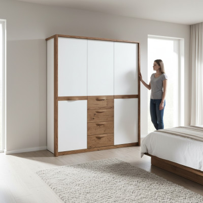 Klassische Schränke Schlafzimmermöbel Kleiderschrank Holzschrank - CM-3D