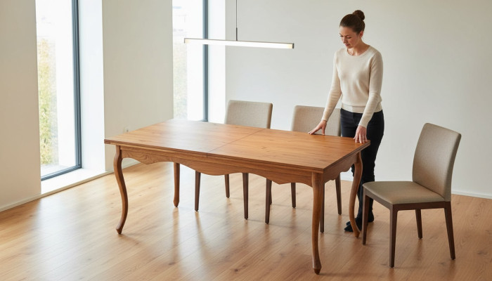 Holztisch Holz Handarbeit Klassische Tische Tisch Esstisch - Model PR-2