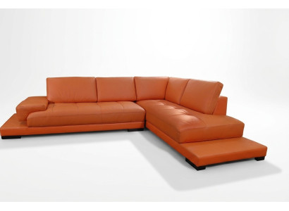 Wohnlandschaft Polster Ecke Eck Sofa Couch Garnitur Landschaft Leder Neu 1060