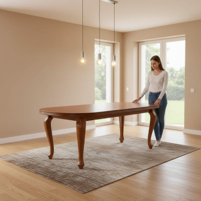 Tisch Esstisch Holztisch XXL Konferenztisch 100X250cm Ausziehbar 250X350cm
