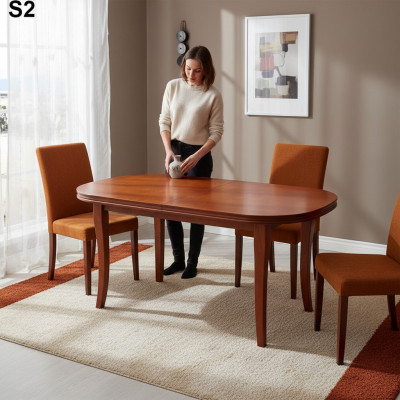 Tisch Esstisch Holztisch XXL Konferenztisch 100X200cm Ausziehbar 200X300cm