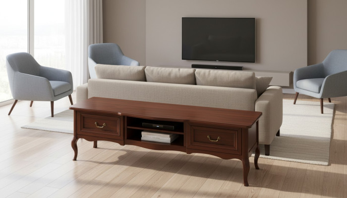  Klassischer TV Sideboard Echtes Holz Kommode Board Schrank Kommoden Neu PR-RTV-D 