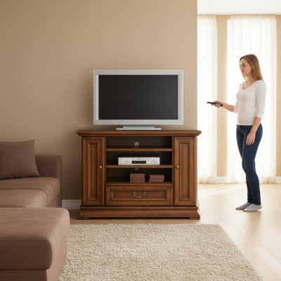 Klassischer Unterschank RTV Sideboard Schrank TV Fernsehschrank Neu R-RTV-L