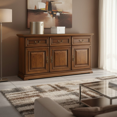 Klassische Kommode Kommoden Schrank Sideboard Massiv Italienische Möbel Neu R-K3