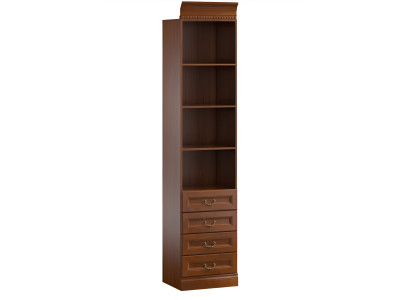 Klassische Schränke Schrank Schrankwand Bücherregal Regal Vitrine - Model BA-6