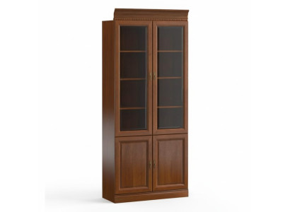 Klassische Schränke Schrank Vitrine Vitrinenschrank Glas Schrankwand Model BA-2
