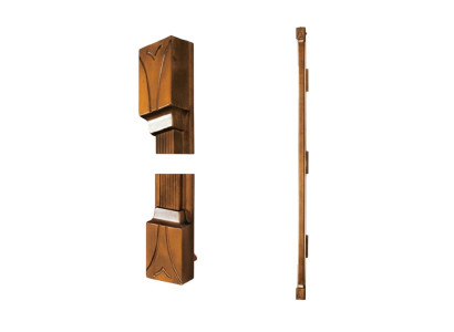  Klassische Pfeiler Abschlußsatz für Schrank Schrankwand System SE-st-A-N Pfeiler 