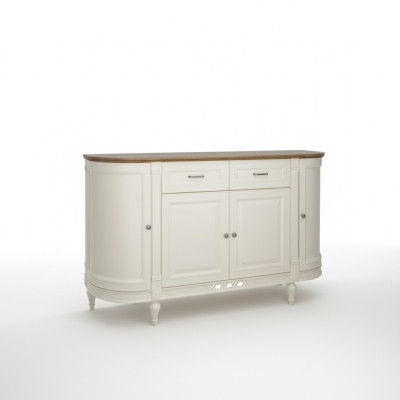 Klassische Kommode Vitrine Kommoden Vitrinenschrank Kommodenschrank FL-K4
