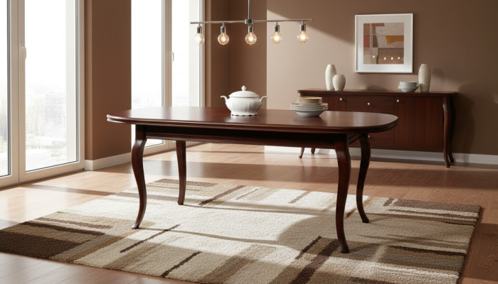 KLASSISCHE TISCHE ESSTISCH ESSZIMMER TISCH ECHT HOLZ Italienische Möbel - ZB-5